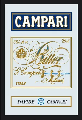 Produktbild von KS240 Campari - Bitter - Bedruckter Spiegel