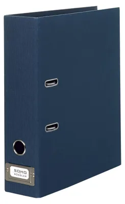 Produktbild von RÖSSLER Ordner mit Hebelmechanik navy 80mm