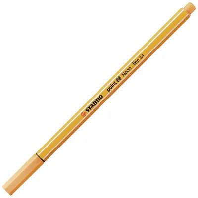Obrázok produktu pre STABILO point 88, Oranžová, Oranžová, Šesťhranný, Kov, 0,4 mm, Nemecko