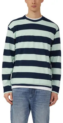 Produktbild von s.Oliver 2174891.61G6.XXL, Hemd, Männlich, Blau, XXL, Rundhals, Langärmlig