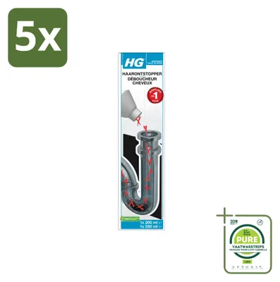 Produktbild von 5 x HG Haarontstopper - 450 ml - Großpackung - 5 Stücke