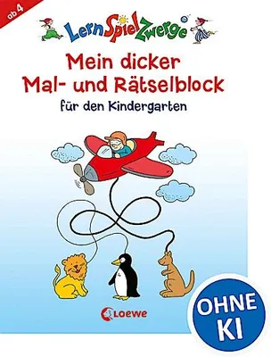 Immagine prodotto di Mein dicker Mal- und Rätselblock für den Kindergarten