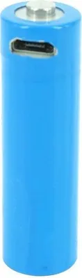 Produktbild von USB 750mAh 14500 AA Batterie ersetzen Akku für Taschenlampe 50.00 x 14.50 mm Li-Ion