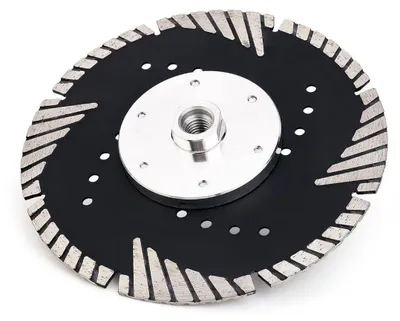 Produktbild von Diamanttrennscheibe 180mm mit M14 Flansch für Granit, Beton, Naturstein