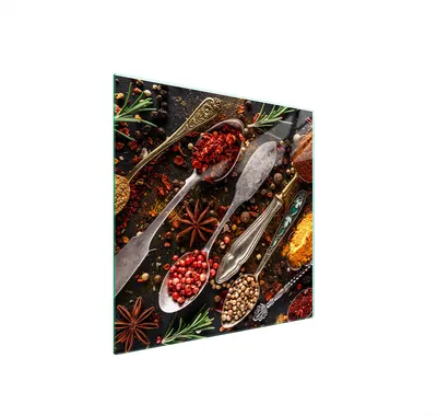 Produktbild von Glasschutzplatte Für Herd 50X52 Gewürze