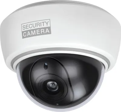 Produktbild von BASI - KA 305 - CCD Kamera-Attrappe - Überwachung - täuschend echte Nachbildung - mit rotem Blinklicht - IP23 - inkl. Befestigungsmaterial und aufklebbares Warnschild - 1000-0305