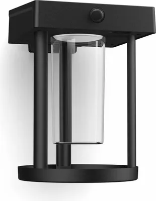 Produktbild von Philips Camill Wandleuchte, 1,4 W, Wandbeleuchtung für den Außenbereich, Schwarz, Kunststoff, IP44, Terrasse, Garten, III