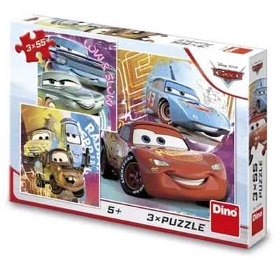 Image de Puzzle 3x55 Cars Friends