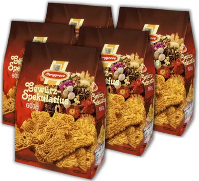 Produktbild von Borggreve Gewürzspekulatius 5 x 600 g Spekulatius Kekse Gebäck Weihnachtsgebäck