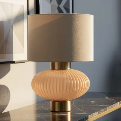 Obrázok produktu pre Stolová lampa z perleťového skla ø 33x49 cm
