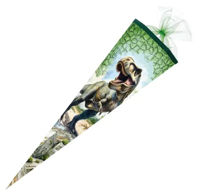 Produktbild von Nestler Schultüte Dino Rex 70cm mit Tüllverschluss und Sound