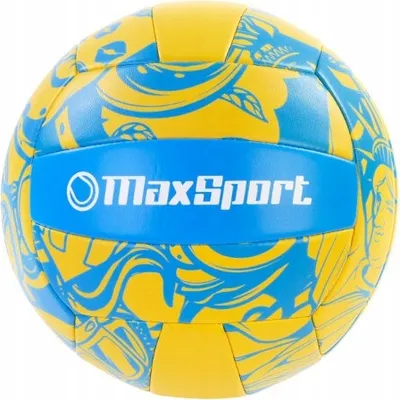 Obrázek produktu pro Volejbalový míč Max Sport žlutý a modrý