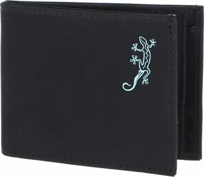 Produktbild von oxmox Geldbörse New Cryptan RFID Protect Pocketbörse Lizard Print Cyan Black schwarz
