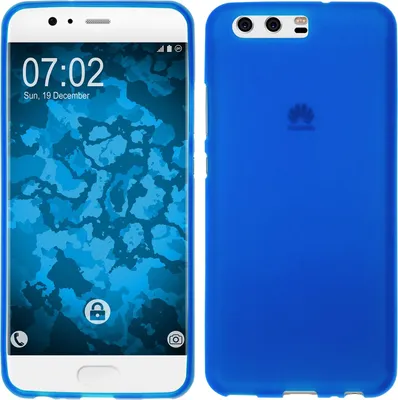 Produktbild von PhoneNatic Case kompatibel mit Huawei Honor 6a - blau Silikon Hülle matt Cover