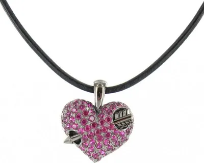 Produktbild von Heartbreaker by Drachenfels Damen Silber Anhänger Kette LD AT 52 RE-B