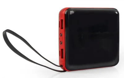 Obrázek produktu pro OXE Powerbanka do kapsy, kapacita 10000 mAh, červená