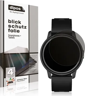 Produktbild von Blickschutzfolie für Cillso  1,3 Zoll Smartwatch matt Schutzfolie Folie Display Schutz dipos