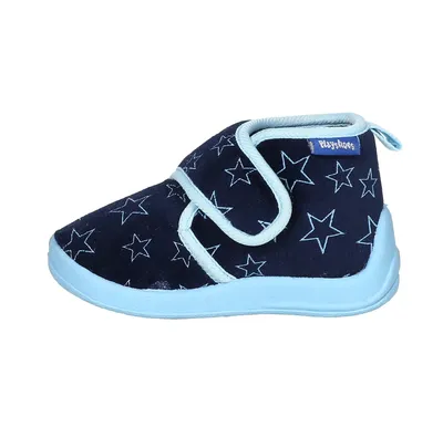 Produktbild von PLAYSHOES 201766, Bar-Schuhe, Männlich, Kind, Blau, Muster, 20\21