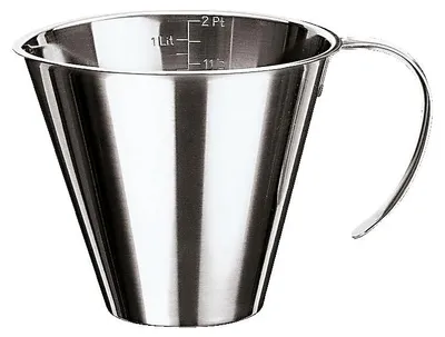 Produktbild von Utensili Cucina Paderno Meßbecher 1,0 L Edelstahl/graduiert 42581-10