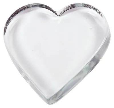 Immagine prodotto di lastra di vetro 9 x 9 cm cuore