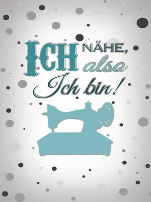 Produktbild von vianmo Holzschild 40x30 cm ich nähe also ich bin