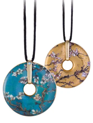 Produktbild von Goebel Vincent van Gogh - Mandelbaum blau/gold Halskette