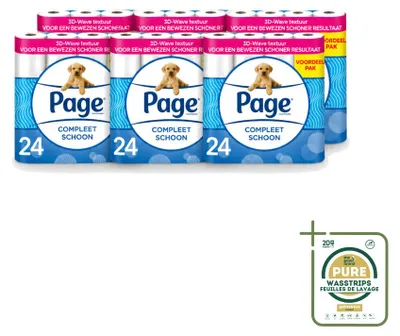 Imagen del producto de 6 rollos de papel higiénico de alta calidad, de 2 capas, pack ahorro, 6 unidades