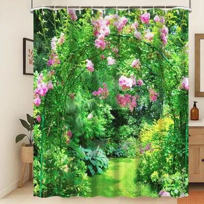 Produktbild von Duschvorhang schimmelresistent, wasserabweisend, 120x200 cm, für das Badezimmer