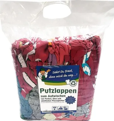 Immagine prodotto di Panni per la pulizia confezione speciale 2,5 kg, colorati