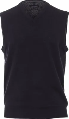 Produktbild von CASAMODA Herren Pullunder Ärmellos V-Neck Baumwolle Marine XXL