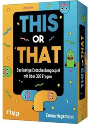 Immagine prodotto di This or That Diskussionsspiel – 2 Spielvarianten, knifflige & spaltende Fragen