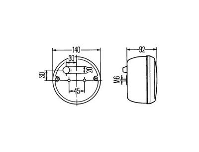 Zdjęcie produktu dla HELLA 2ZR 001 423-001 Światło cofania