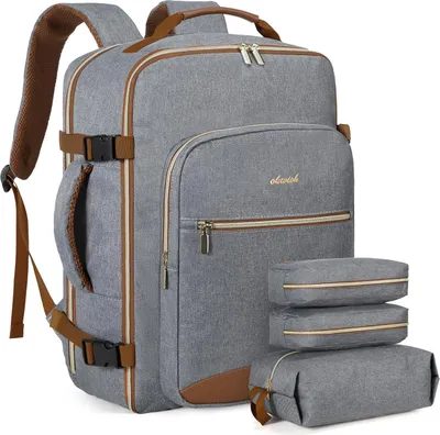 Produktbild von MODFU 40L Laptoprucksack Laptop Rucksack, Wasserbeständig Laptoptasche 180° Öffnen und Schließen, Anti-Diebstahl, Backpack mit Laptopfach
