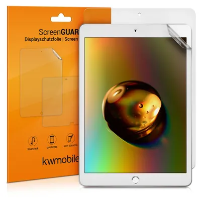 Produktbild von 2x Tablet Schutzfolie kompatibel mit Apple iPad 10.2 (2019/2020/2021 - 7./8./9. Gen) Folie - Full Screen Protector - Tablet Displayfolie entspiegelt