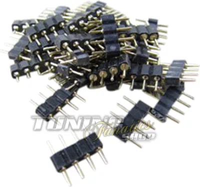 Produktbild von 10x RGB Strip LED SMD PCB Kabel Stecker Verbinder Connector Adapter für Leiste S