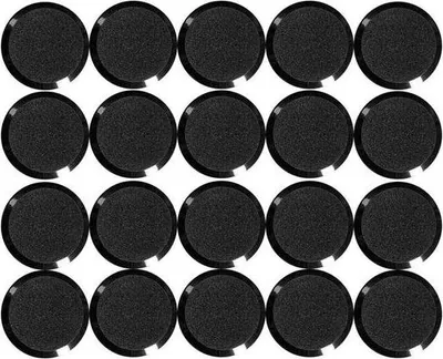 Produktbild von MAUL Magnet MAULpro rund 20 Stück 0,3 kg Kunststoff Ferrit bruchsicher erodiert lackiert Ø 2 x 0.75 cm schwarz