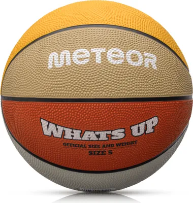 Produktbild von Meteor Basketball What's up Größe 5 Jugend ab 10 Jahren alt  orange/beige