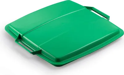 Obrázek produktu pro DURABLE Víko pro koš DURABIN® 90L, ?tvercové, zelená, 1800475020