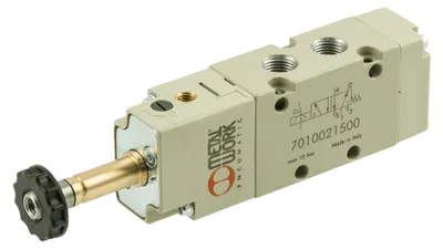 Produktbild von Riegler 5/2-Wegeventil, elektropmatisch, monostabil, G 1/8