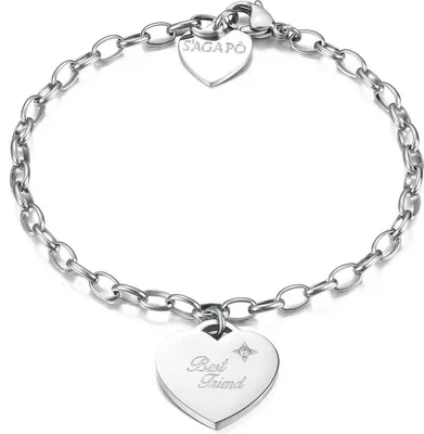 Image de Bracelet en acier Be My Always Best Friend SBM13