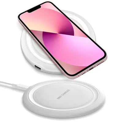 Produktbild von QI Wireless Ladegerät für Apple iPhone 17 16 16e Pro Max Air Ladestation 15W
