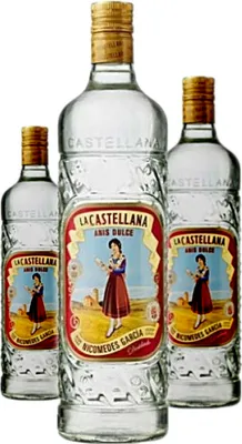Produktbild von 3 x Anis La Castellana Dulce 35 % vol. suess 0,7 l Span. Likör