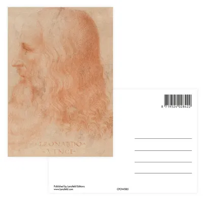Imagen del producto de Tienda online del museo: postal, Leonardo da Vinci, autorretrato