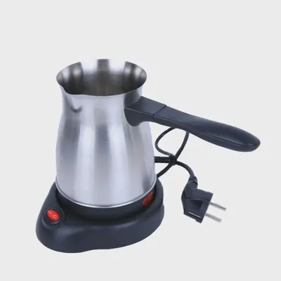 Immagine prodotto di Caffettiera turca elettrica Herzberg da 600 W in acciaio inox con spegnimento automatico – 500 ml (0,5 l)