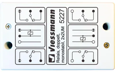 Zdjęcie produktu dla Viessmann 5227 – przekaźnik, monostabilny, 2 x 2UM – nowy