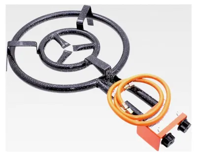 Produktbild von Gaskocher 50 cm für Paellapfanne mit Mitteldruckschlauch