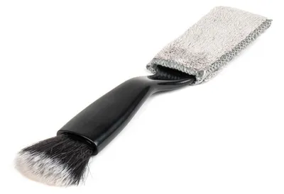 Image de Brosse en microfibres pour les coins et recoins de l'habitacle, brosse de nettoyage pour voiture