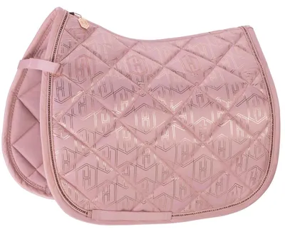 Produktbild von Eskadron HERITAGE Schabracke " GLOSSY " mit Kordel - Kristallkordel - Kordel Form - Dressur Farbe - pearl rose
