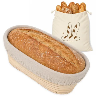 Produktbild von Set mit 3 Sauerteig-Gärkörben für die Brotbackerei