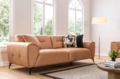 Immagine prodotto di Divano 3 posti Soggiorno Design Moderno Divani Tappezzeria Divani Nuovo